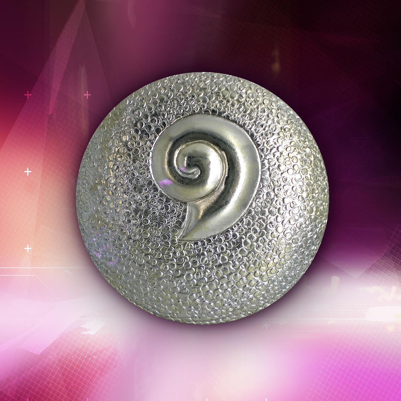 Pandora Rose Gold Brooch - Classic Line