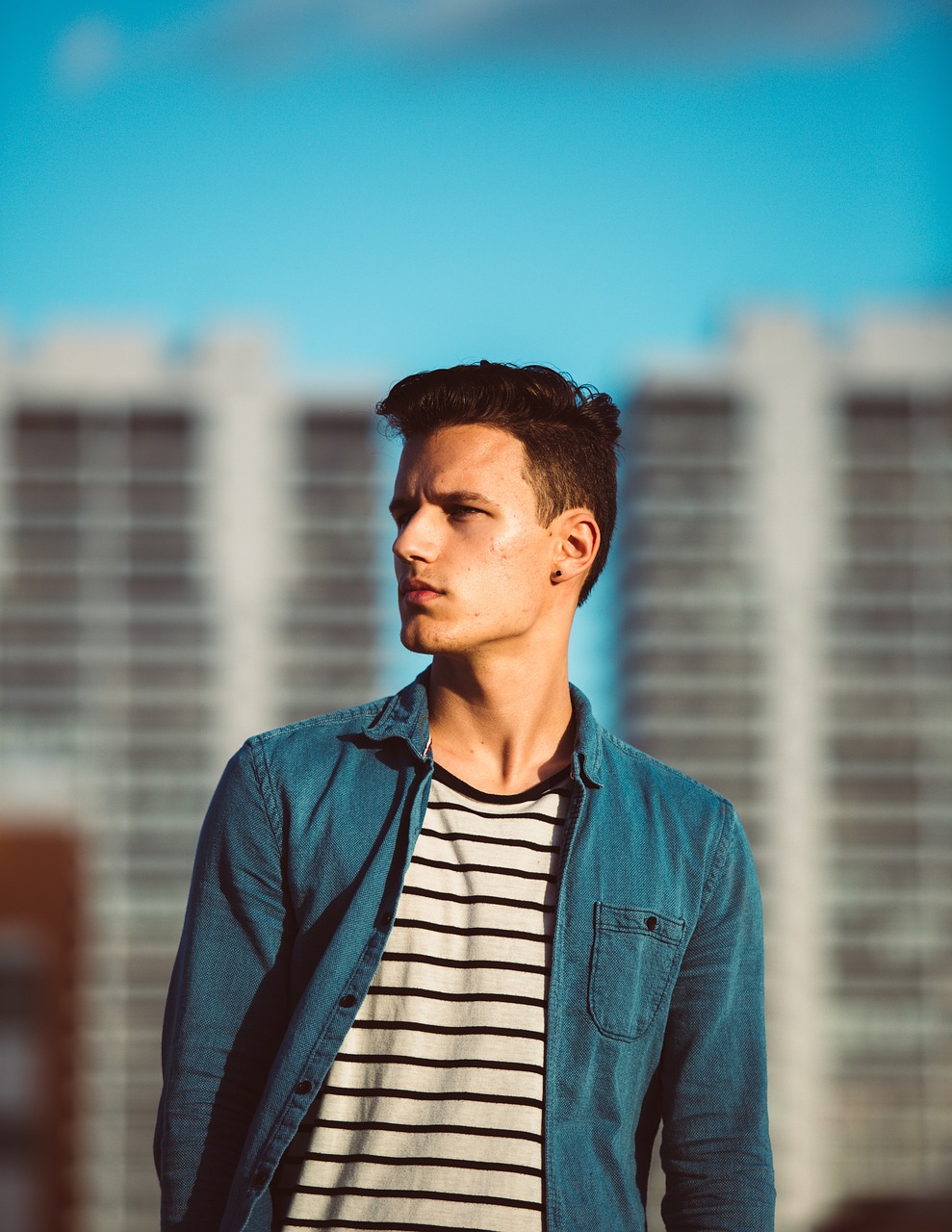 H&M Tailored Denim Jacket